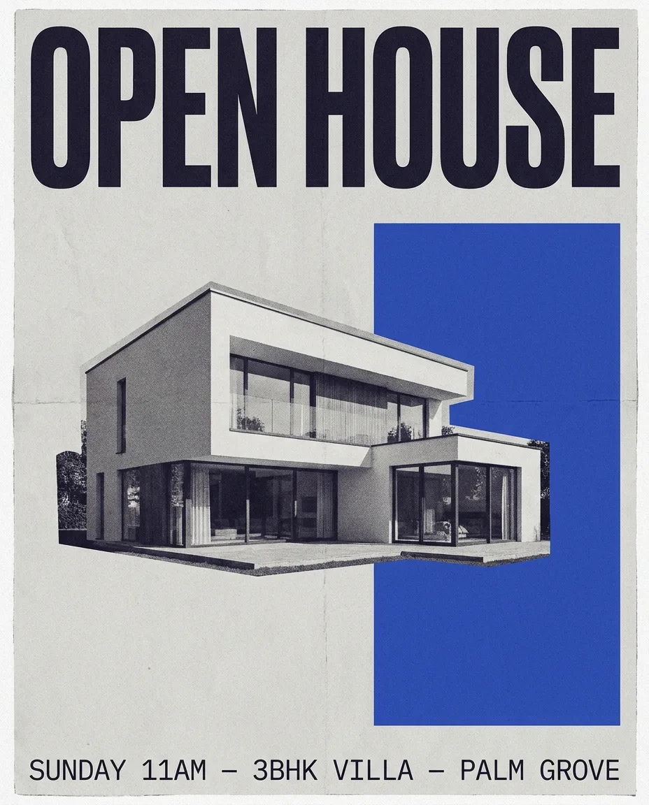 Real estate — open house